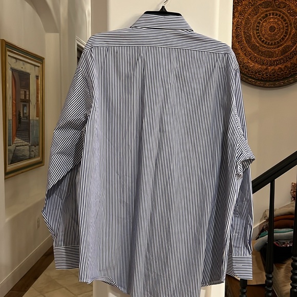 Ralph Lauren Mens Striped Dress Shirt size 17 34/35 - Picture 7 of 7